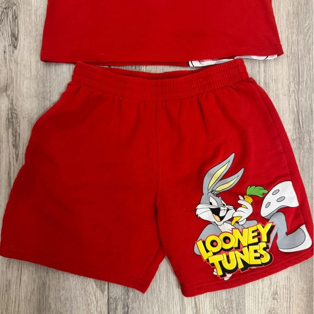 Looney Tunes Red T-Shirt and Shorts Set
